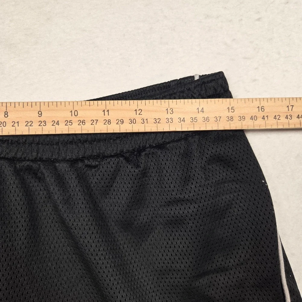 Vintage Y2K Nike Basketball Shorts Mens Medium Black Mesh Athletic Gym